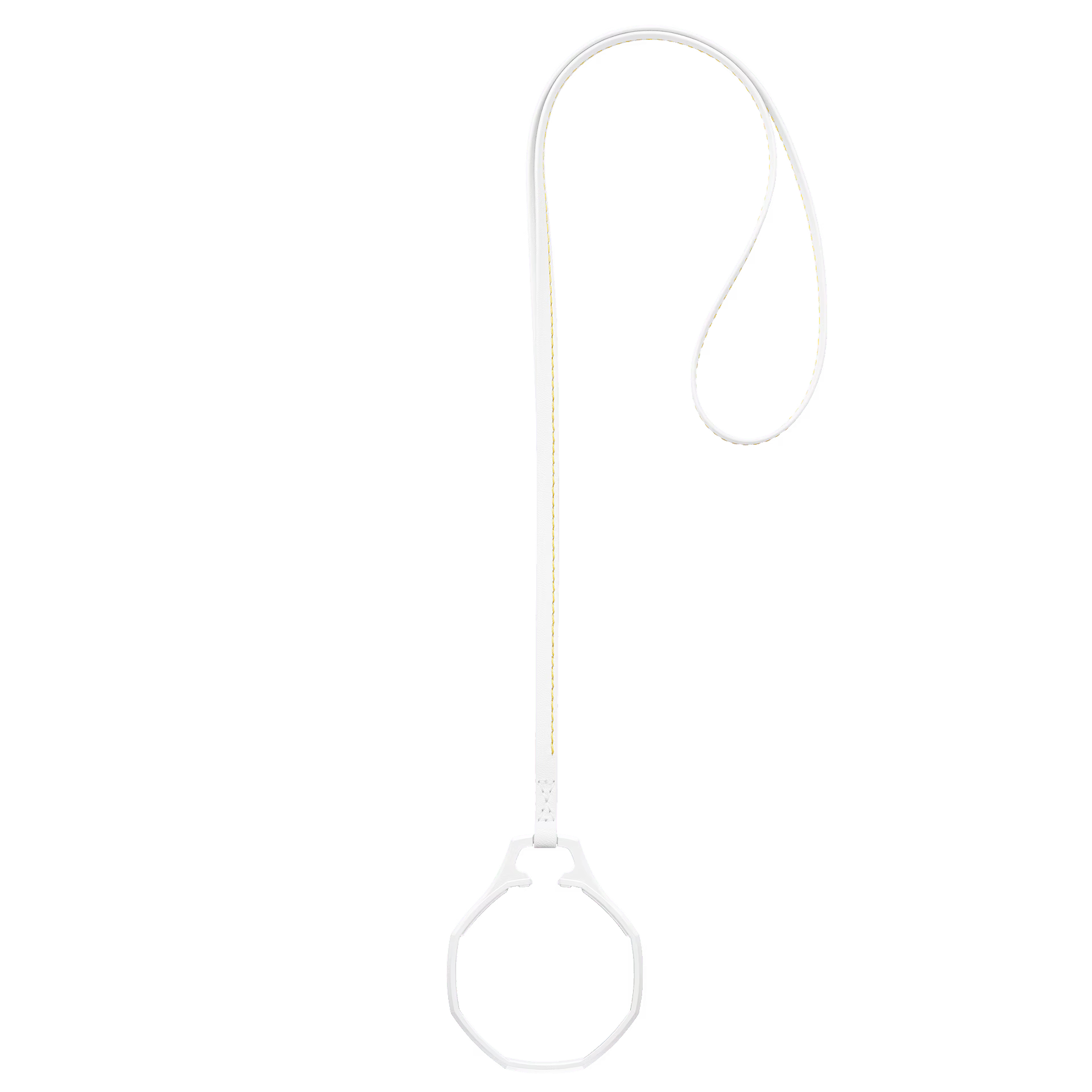ROYAL POP / LEATHER LANYARD HUIT BLANC