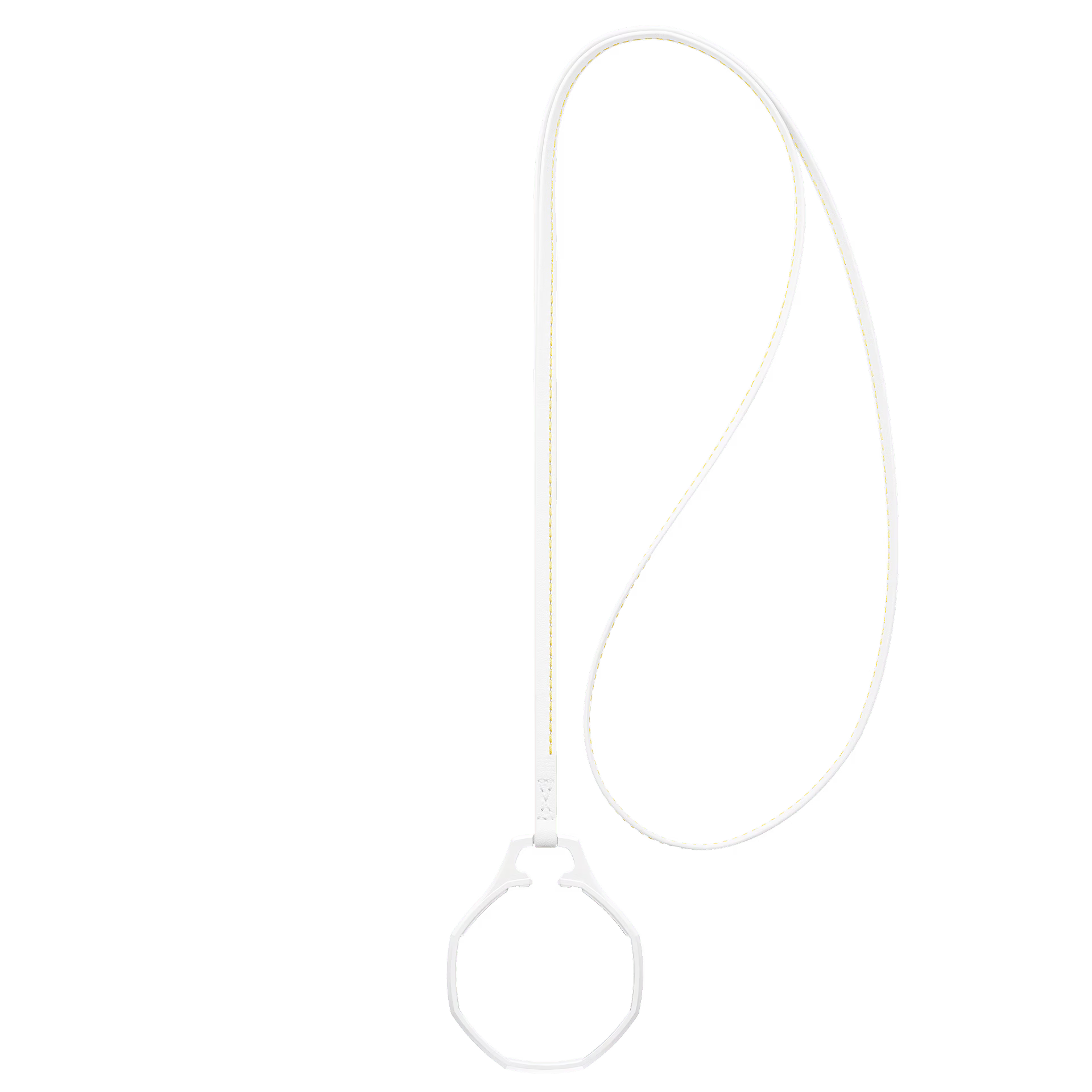 ROYAL POP / LEATHER LANYARD HUIT BLANC